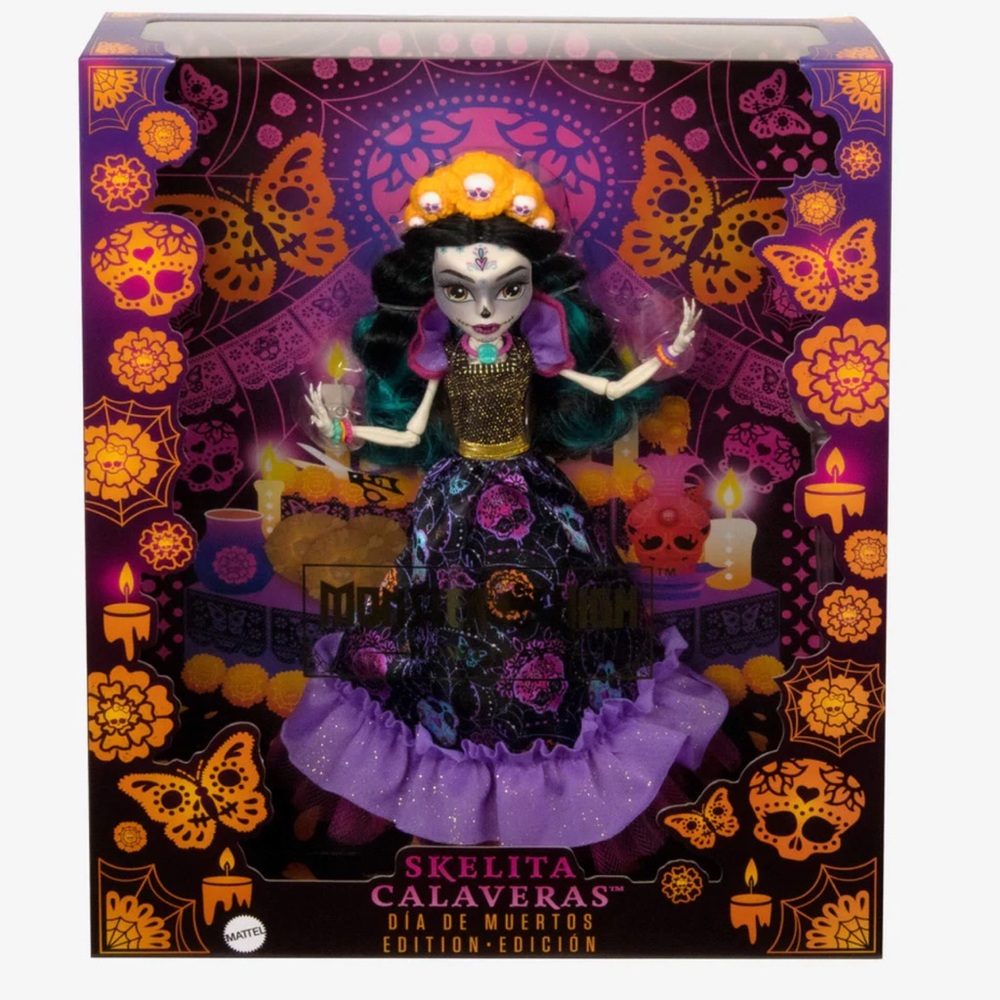 Monster High Skelita Caleveras Dia De Muertos Doll - Picture 8 of 8